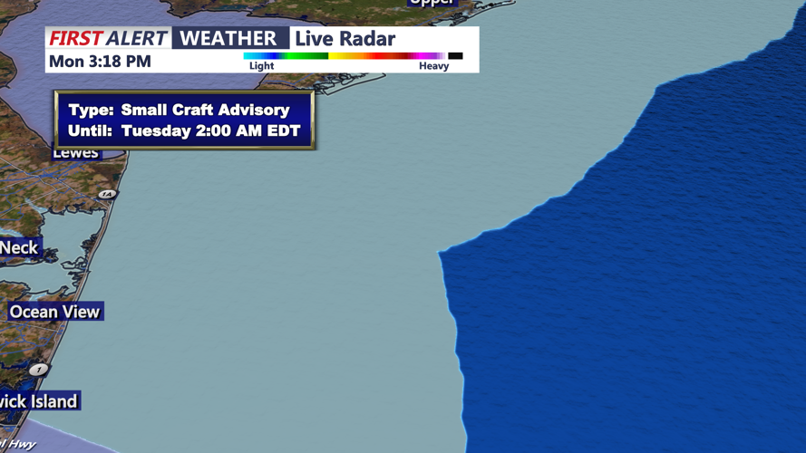 SMALL CRAFT ADVISORY - SUSSEX