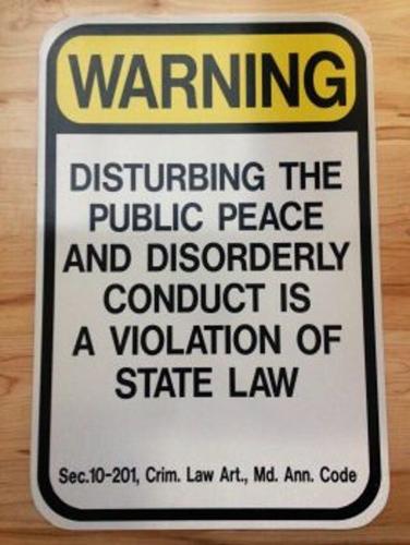 City officials remind property owners to obtain disorderly signs