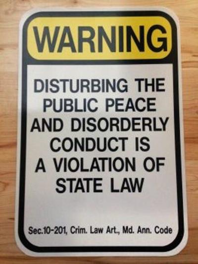 City officials remind property owners to obtain disorderly signs