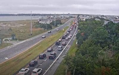 Northbound Route 1 closed in Dewey Beach