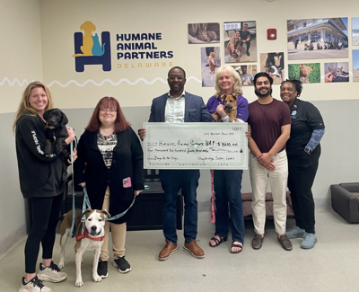 Humane Animal Partners receives donation from Rehoboth fundraiser series