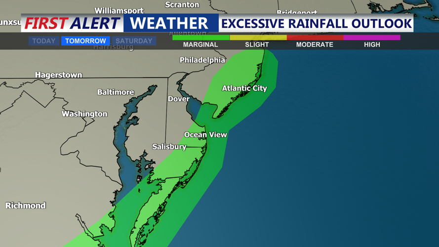 EXCESSIVE RAINFALL OUTLOOK REGIONAL - TOMORROW