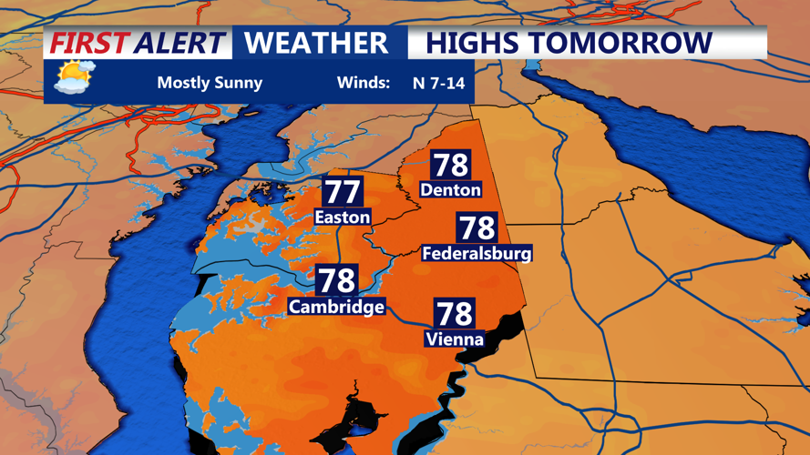HIGHS TOMORROW CAMBRIDGE