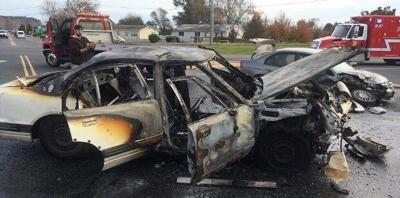 UPDATE: Car Fire Sends Passengers to Hospital near Seaford