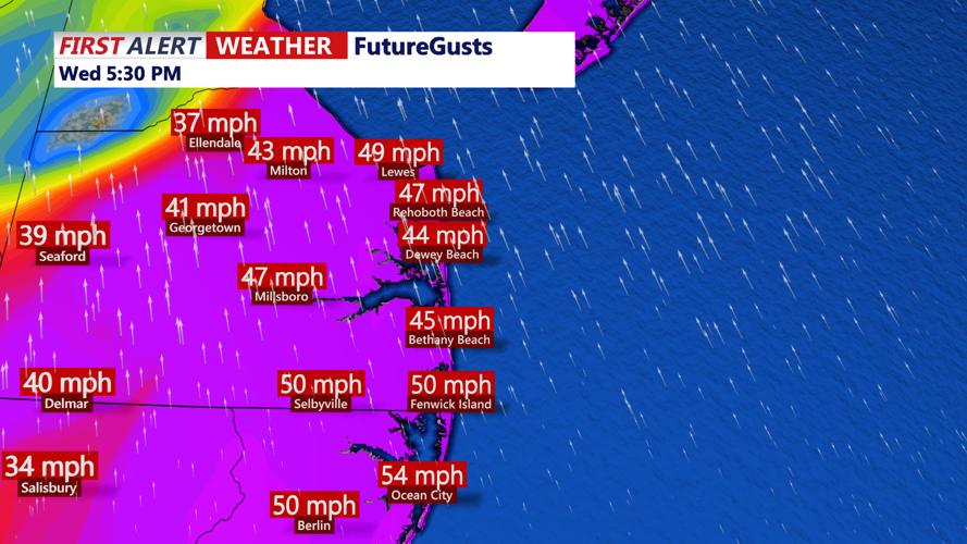 Futurecast Wind Gusts