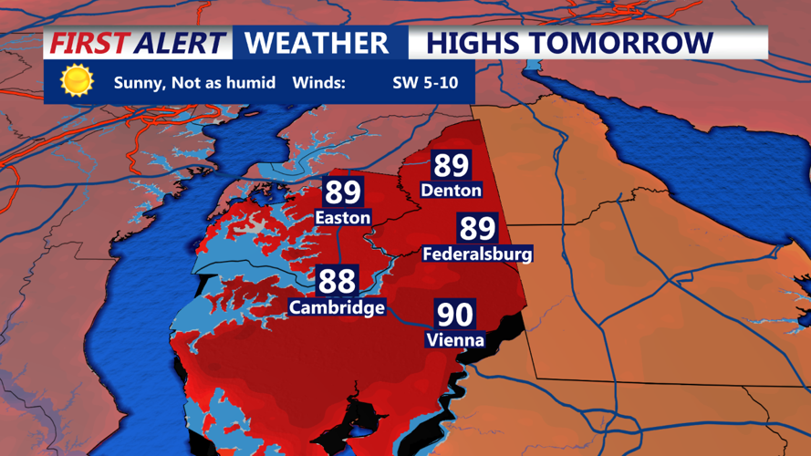 Highs Tomorrow Federalsburg