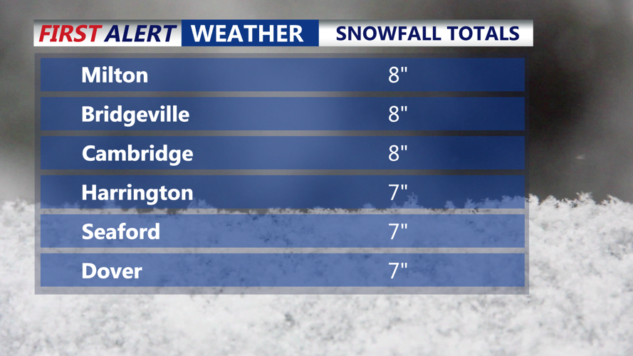 Snowfall Totals