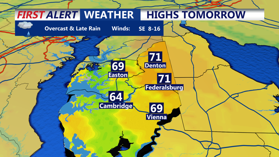 HIGHS TOMORROW CAMBRIDGE