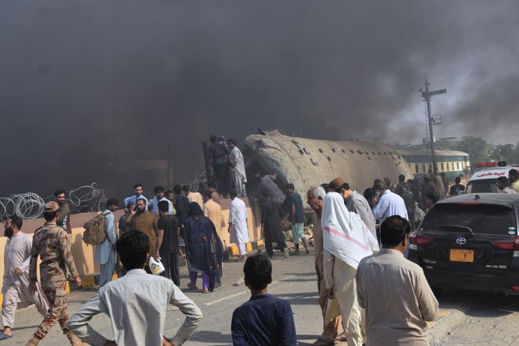 Pakistan Train Bombing