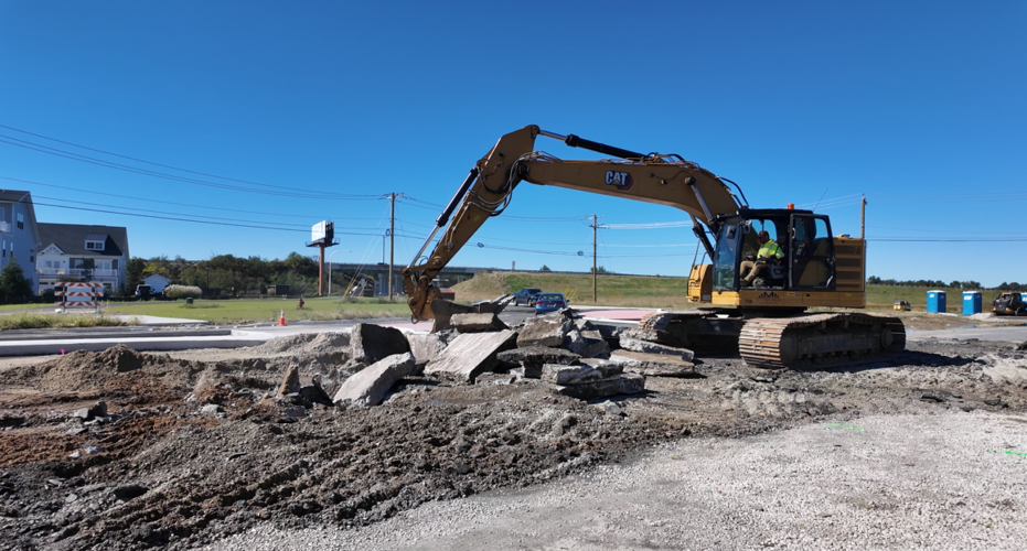 Construction on road.