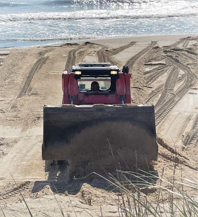 Nearly 200,000 cubic yards of sand will be placed in Rehoboth Beach. Courtesy City of Rehoboth Beach.