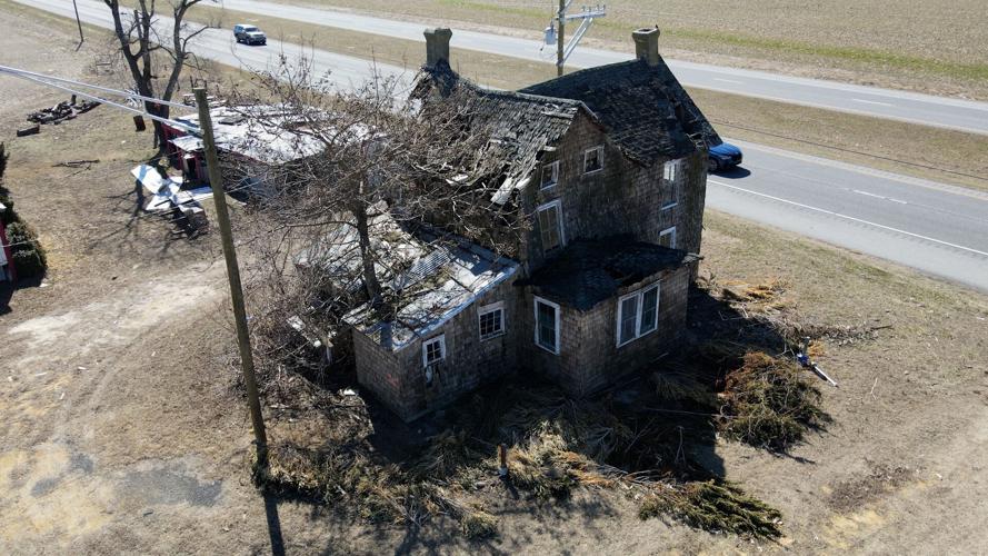 Historic House Drone Shot
