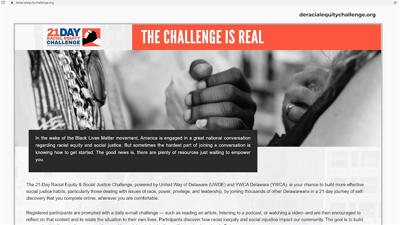 21-Day Racial Equity Challenge Encourages Delawareans to Make a Change