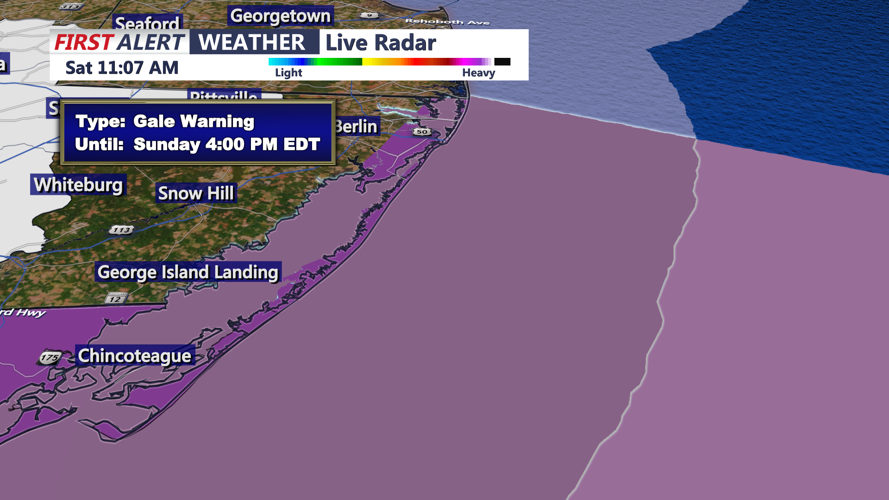 GALE WIND WARNING - OCEAN CITY