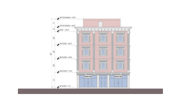 Milford proposed building sketch