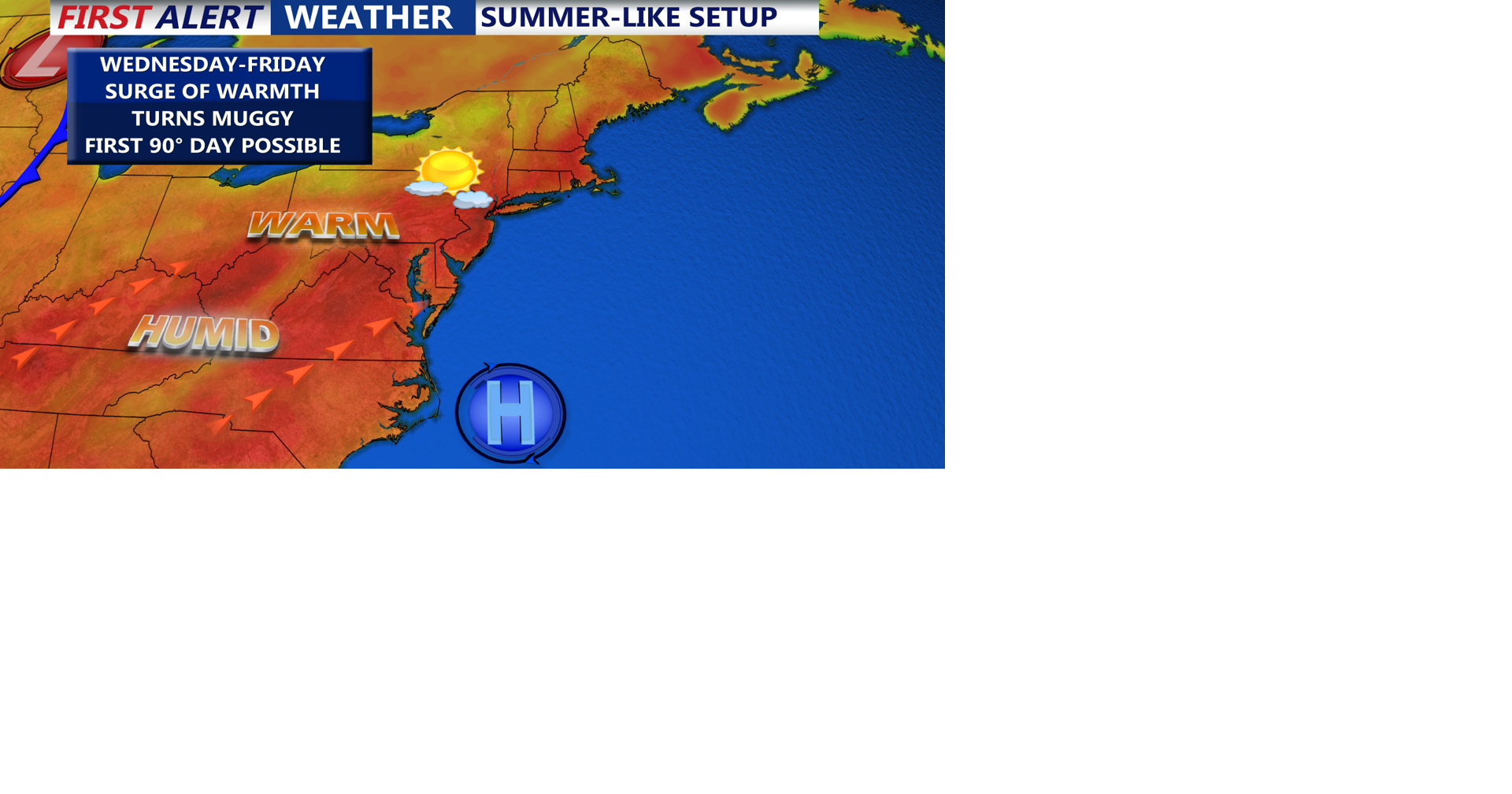 Smoky skies at times, big warm up on the way | Weather | coasttv.com