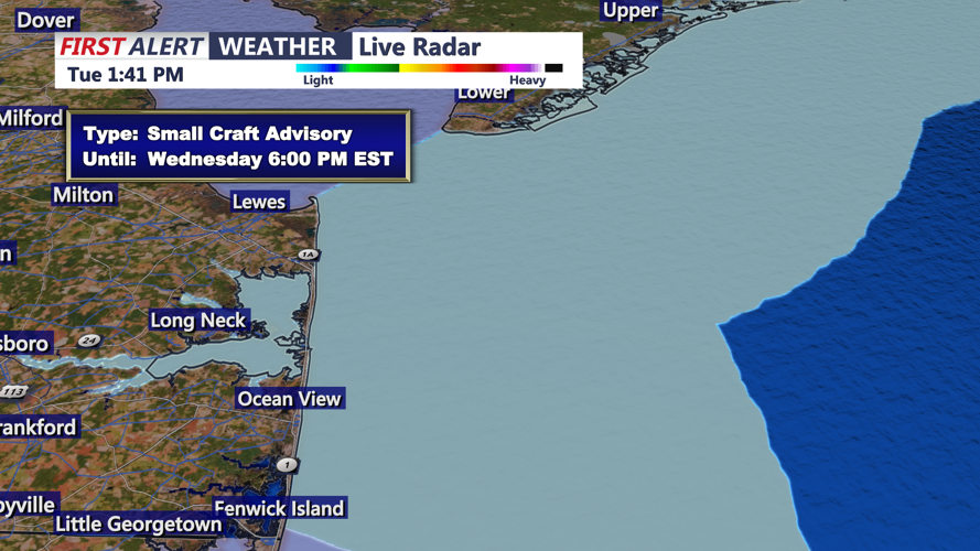 SMALL CRAFT ADVISORY - SUSSEX