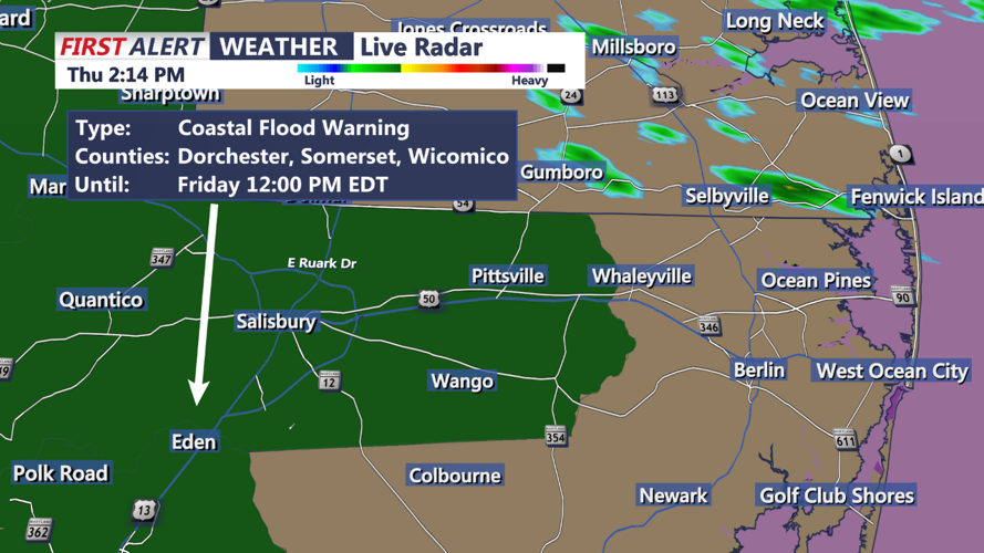 Coastal Flood Warning