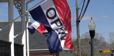 open sign flag milton