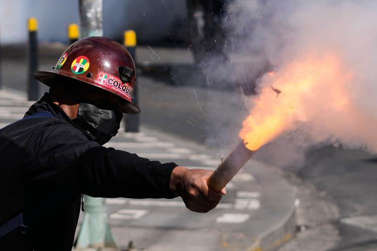APTOPIX Bolivia Protest