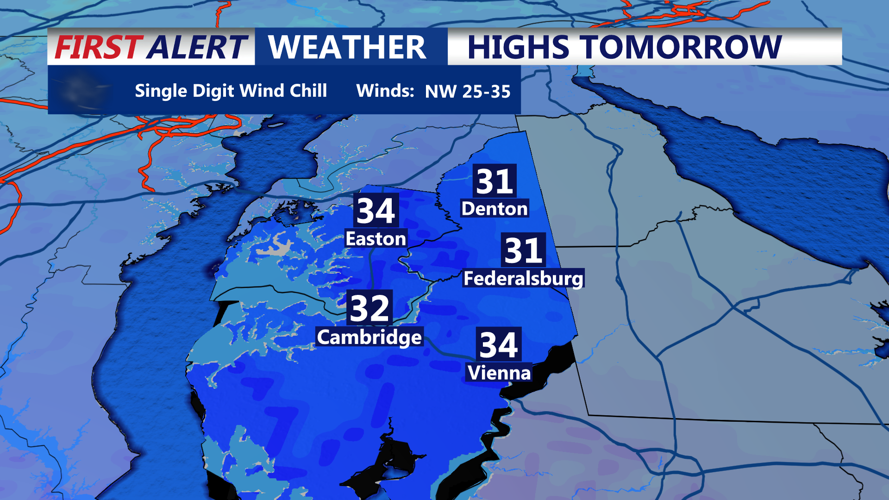 HIGHS TOMORROW - CAMBRIDGE