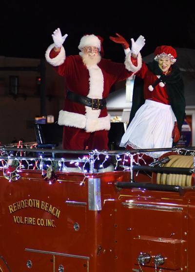 santa claus at rehoboth beach