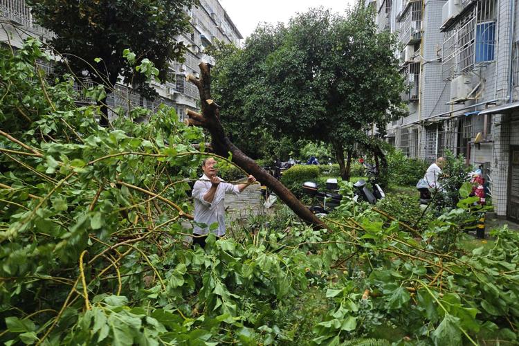 China Asia Storms