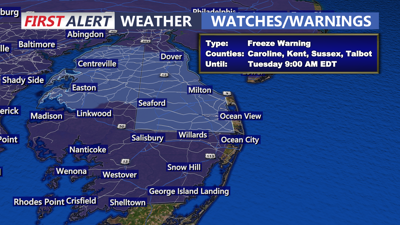 Freeze Warning