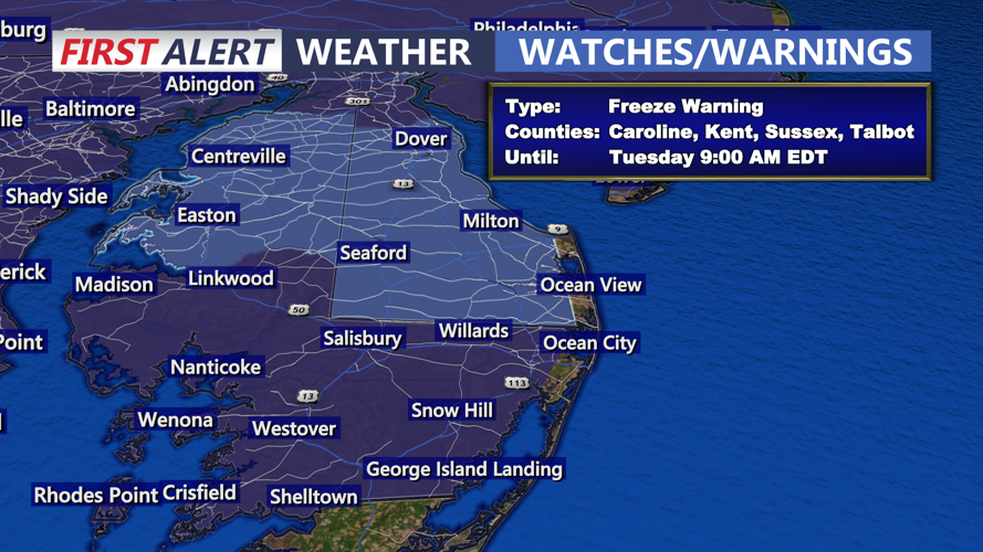 Freeze Warning
