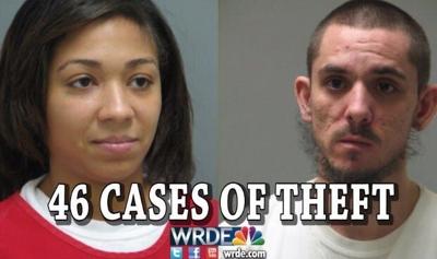 Two Dover Residents Charged in 46 Theft Cases