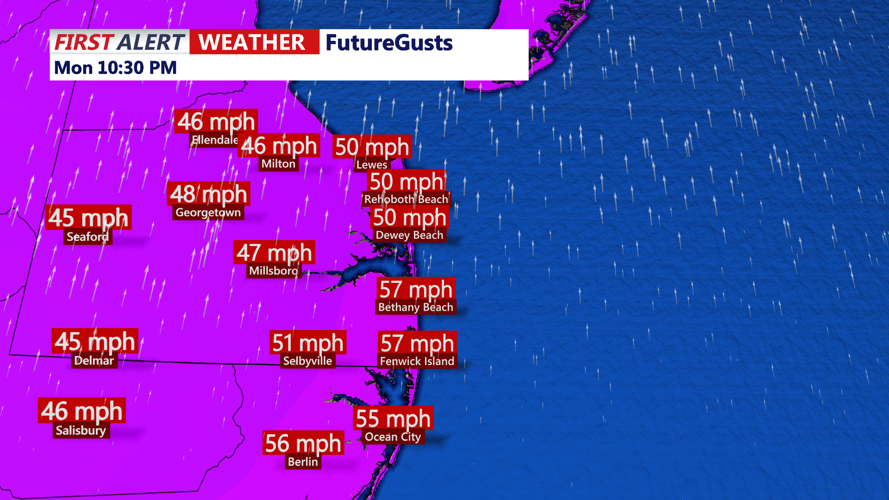 FUTURECAST WIND GUSTS