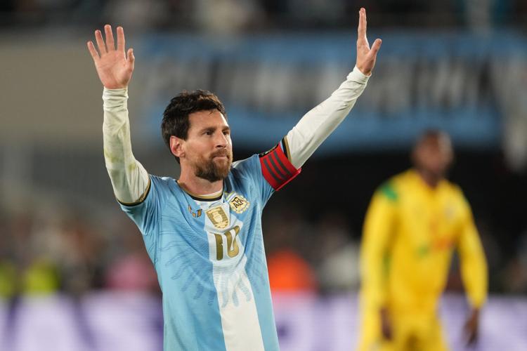 APTOPIX Argentina Messi Farewell Soccer