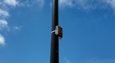 The cameras capture images every 30 minutes.