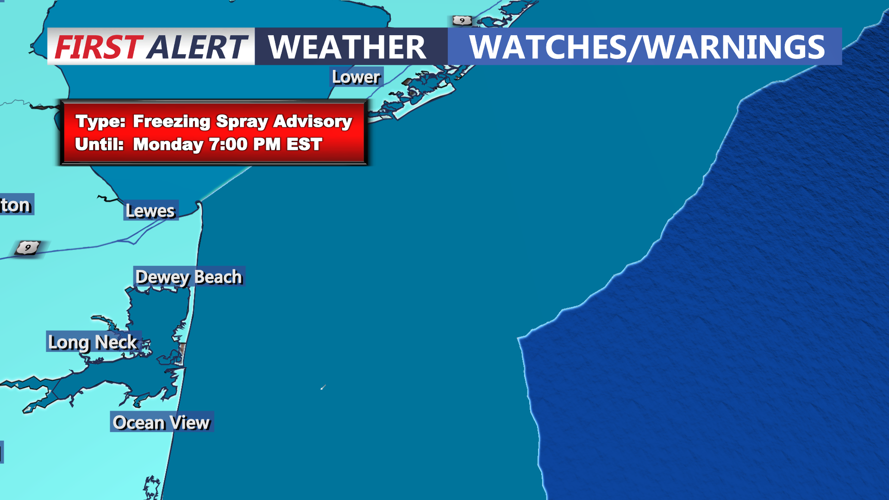 FREEZING SPRAY ADVISORY