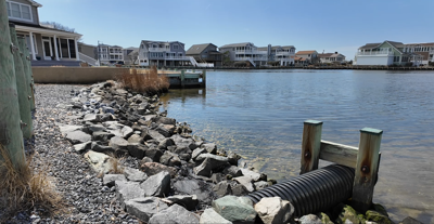 Rip-Rap Rock to help prevent flooding