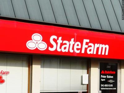An image of a state farm office