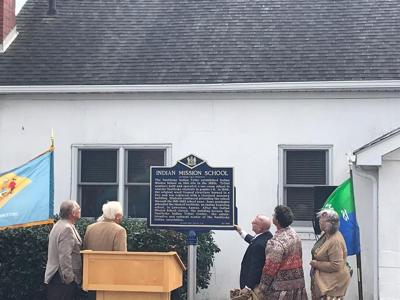 Indian Mission School Commemorated With Historic Marker