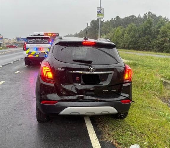 School bus crash slows traffic on John J. Williams Hwy