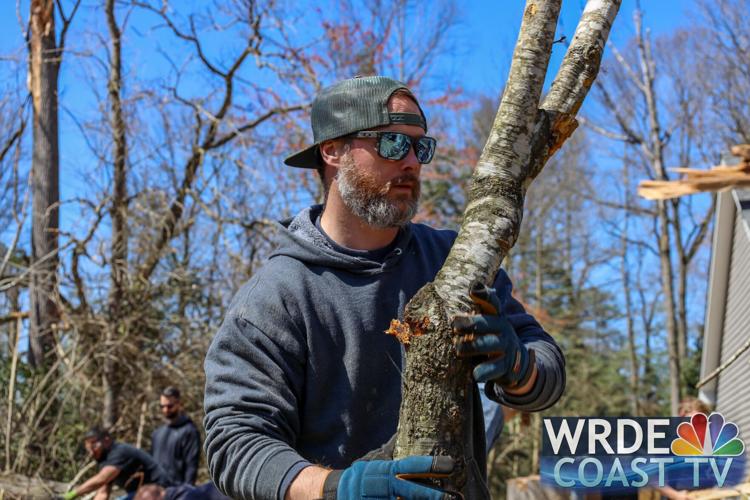 A cleanup volunteer.