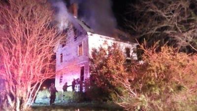 A Somerset County home was damaged by fire