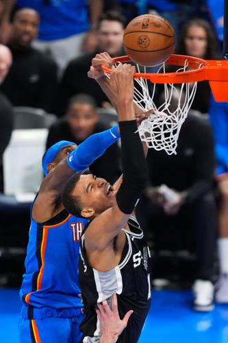 APTOPIX Spurs Thunder Basketball