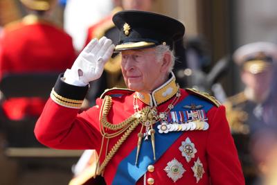 Photos show the royal family at the Trooping The Colour parade
