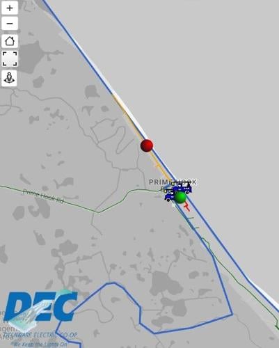 Prime Hook Power Outage