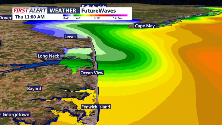 FUTURE WAVES THURSDAY - MORNING SUSSEX/OCEAN CITY
