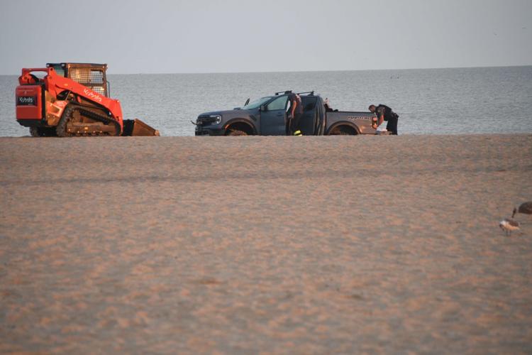 Truck on Lewes Beach