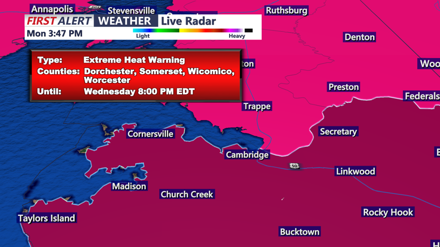 EXTREME HEAT WARNING - CAMBRIDGE