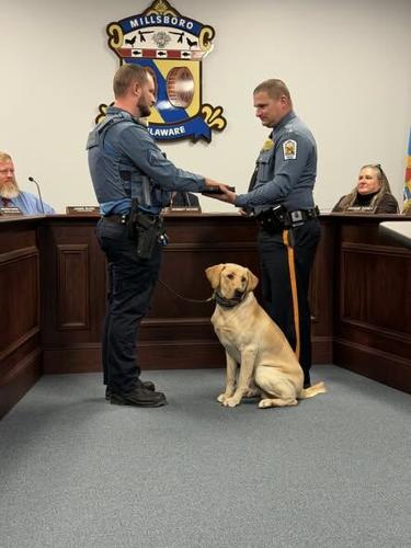 Millsboro Police Chief and K9 Bandit