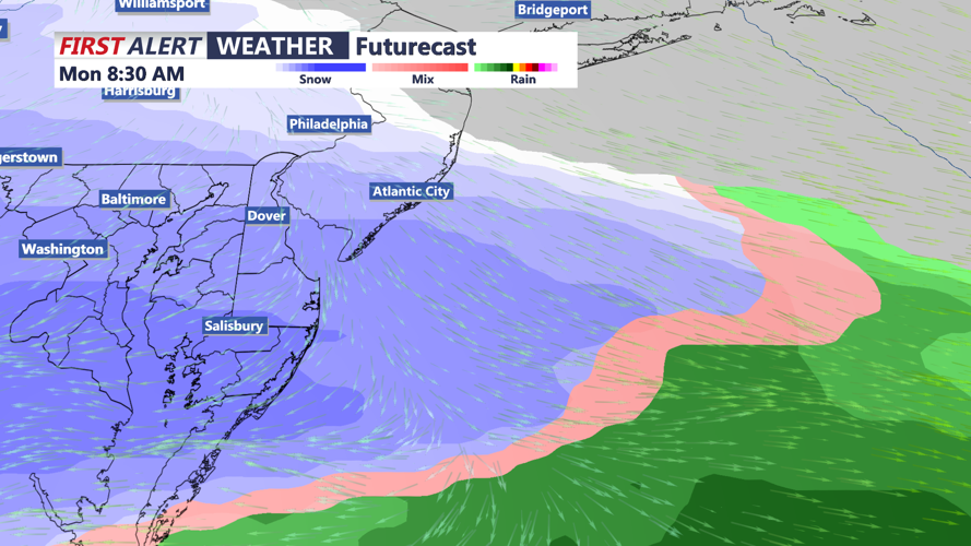 Widespread Snow By Monday Morning