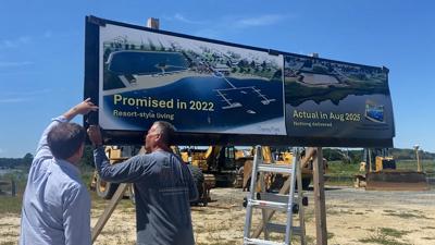 sign in Osprey Point