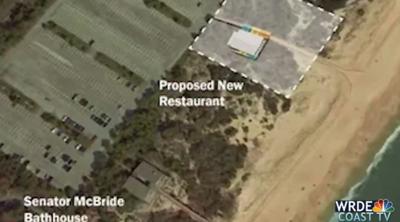 According to DNREC, the restaurant would be located at the north side of the park's main beach parking lot.